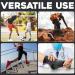 XXL Black Pattern Ankle Compression Socks - 20-30 mmHg Support Sleeve for Foot Pain Relief Plantar Fasciitis & Achilles Tendonitis - Buy Online on GoSupps.com