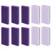 Bubuyun 10PCS Foot Pumice Stone for Feet Callus Remover Stone Pumice Stone for Hard Skin Double Sided Pumice Stone for Feet and Body(12 5 2.5cm Purple)