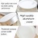 6 Pack 30ml Refillable Glass Cream Can - Leakproof Travel Container for Lotions Essential Oils & Lip Balm - Matte Transparent - Buy Online on GoSupps.com