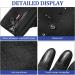 SATINIOR 2 Pairs Outdoor Winter Touchscreen Anti-Slip Full Finger Gloves in Blue and Black - Buy Online on GoSupps.com
