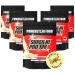 Powerstar Super Hi Pro 128 |Multi-component protein powder Vanilla 5x1000G |Highly possible biological value |Protein powder with 80% protein i.tr.|Protein shake for muscle building & weight loss vanilla 1 kg (5-pack)
