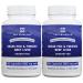 2 Pack 360 Capsules (180 Capsule per Bottle) Beef Liver Supplement Grass-Fed, Pasture-Raised Cows. Desiccated Liver Supplement, No Hormones or GMO. Natural Energy from Iron, Protein, Vitamins.