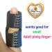 BodyMoves Aqua Blue Finger Splint for Teens and Little Pinky - Mallet Finger Support Brace for Broken Finger, Post-Operative Care, Tenosynovitis - 2 Count - Buy Online on GoSupps.com