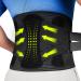Back Brace for Lower Back Pain Relief with 360-Degree Biochemical Hug Support Back Support Belt for Men and Women Soft Breathable Fabric Lumbar Support for Herniated Disc Sciatica S Small Obsidian