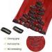 S-noilite 23 Dark Red Clip In Hair Extensions - 8pcs Full Head Extension Set | Sexy Lady Fashion Choice | 60 Colours Available - Buy Online on GoSupps.com