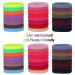 200-Piece Seamless Hair Ties Set for Women and Girls - Soft Elastic Bands in Multi-Colors - Buy Online on GoSupps.com
