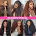 20 13x6 Kinky Straight Human Hair Wig | 180% Density HD Transparent Lace Front Wig for Black Women | Pre Plucked with Baby Hair | Brazilian Virgin Human Hair | Natural Hairline Yaki Straight | 20 Inch - Buy Online on GoSupps.com