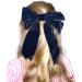 Generic Set of 2 Hair Bow Clips in Black Velvet Set of Clips for Girls Boys and Adults - Buy Online on GoSupps.com