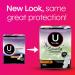 U by Kotex Security Maxi Overnight Pads with Wings - Unscented - 112 Count - Pack of 4 - Buy Online on GoSupps.com