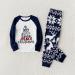 PatPat Family Matching Christmas Pajamas Set - Tree Snowflake & Letters Print | Blue | Kids 2-3 Years | Xmas Outfits - Buy Online on GoSupps.com