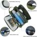 WANDF Water-Resistant Nylon Toiletry Bag - Lightweight Dopp Kit for Men and Women - A-Pure Army Green - Buy Online on GoSupps.com
