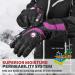 MCTi Women's Purple Winter Waterproof Touch Screen Ski Gloves - Medium - Buy Online on GoSupps.com
