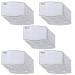 100 Pcs PM 2.5 Activated Carbon Filter 5 Layers Insert Replaceable Face Shield Filters, Anti Haze Filter Paper for Face Mouth Protection