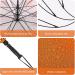 Doubwell 62-Inch Storm Proof Golf Umbrella Orange - Sturdy, UV Protection, Wind Resistant for Men and Women - Buy Online on GoSupps.com