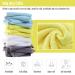 Cute Castle Ultra -Soft Baby Washcloths 16 Pack - Gentle on Sensitive Skin - Super Absorbent - 9x9 Inch - White/Grey/Yellow/Aquamarine - for Girls and Boys - Buy Online on GoSupps.com