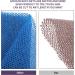 African Exfoliating Net Sponge - 2 Pack Premium Nylon Wash Net Scrubber for Body | Blue+Purple - Buy Online on GoSupps.com
