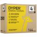 DYPER Bamboo Baby Diapers Size 4 | Natural Honest Ingredients | Cloth Alternative | Day & Overnight | Plant-Based + Eco-Friendly | Hypoallergenic for Sensitive Newborn Skin | Unscented - 144 Count Size 4 (144 Count)