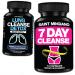 Saint Mingiano 7 Day Cleanse Program Detox - with - Lung Cleanse Detox 60 Day