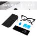 FEISEDY Cateye Blue Light Blocking Glasses for Women - Fashion Cat Eye Frame Black 52mm B2984 - Buy Online on GoSupps.com