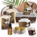Vanilla Coconut Spa Gift Basket for Women & Men | 9-Piece Set with Lotions, Bath Bombs, Coconut Oil, Towel & More - Buy Online on GoSupps.com