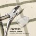 Professional Cuticle Nippers Precision Manicure Nail Clippers Stainless Steel Scissors Thick and Ingrown Nails Hospital Grade Podiatry Tool - Buy Online on GoSupps.com