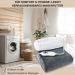 Grafner 100W Electric Foot Warmers - 3 Temperature Levels Washable Teddy Feet Automatic Switch-Off - Say Goodbye to Cold Feet! - Buy Online on GoSupps.com