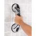 Carex Ultra Grip Shower Grab Bar - Shower Handle and Bathroom Bar - 12 Inch Safety Bar With Dual Locking Suction Cups For Bathtubs and Showers  Chrome 12 Inch (Pack of 1) - Buy Online on GoSupps.com
