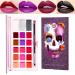 Lipstick Palette Lip Gloss Palette | 18 Colors Waterproof Lip Palette for Women Mother's Day Cosmetics Long Lasting Clothes for Performance Lipstick