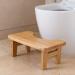 GOBAM Bamboo Bathroom Toilet Stool - 6.7 Small Squatting Step Stool for Kids and Adults - Buy Online on GoSupps.com