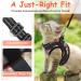 Rabbitgoo Kitten Harness and Leash Set - Escape Proof Walking Vest for Small Cats - Adjustable Outdoor Harness with Reflective Strips - Geometric Pattern Small Orange&Red - Buy Online on GoSupps.com