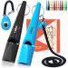 LIOLUX Dog Whistles (2 Pack) with Clicker & Lanyard - Professional Dog Training Whistles - Loud & Clear R tter Refraction (Blue/Black) - Buy Online on GoSupps.com