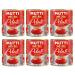 Mutti Pomodori Pelati 100% Italian Peeled Tomatoes 800g (800g) - Tomato Sauce (Pack of 6)