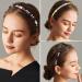 Amcami 6-Piece Non-Slip Comb Headbands for Women - Resin Thin Hair Bands for Makeup & Face Washing - Hair Accessories for Girls - Buy Online on GoSupps.com