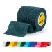 SPORTTAPE Self-Adhesive Football Sock Tape | 5cm x 4.5m - Dark Green | Cohesive Bandage Sock Wrap Shin Pad Tape | Goalkeeper Wrist Tape & Football Ankle Tape | Pet & Vet Wrap - Single Roll Dark Green 5x450 cm (Pack of 1)