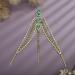 Bohemian Gold Rhinestone Green Crystal Head Chain for Wedding Prom - YERTTER - Buy Online on GoSupps.com