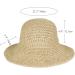 Foldable Floppy Straw Sun Hat with Wide Brim for Women - Beige - Buy Online on GoSupps.com
