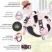 Adjustable Light Pink No-Pull Dog Harness | Breathable Chest Harness for Small Dogs | Heele Reflective Harness with Padded Handle | Sizes 35-61cm - Buy Online on GoSupps.com