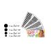 Velvet Round Dot Bindi Tattoo Sticker - Indian Daily Use Forehead Bindis in Black | Adhesive Body Jewelry - Multi Size | GRI9 - Buy Online on GoSupps.com
