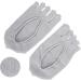 Toe Socks for Women Low Cut Polyester Socks to Absorb Sweat gray - Buy Online on GoSupps.com