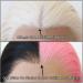 Tawarm Long Half-Black Halbrosa Synthetic Wig for Women - Lace Front Heat-Resistant Hand-Linked Cosplay Hair - Buy Online on GoSupps.com