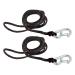 Extreme Max 3006.6634 PWC 7' Dock Line with Zinc-Plated Snap Hook - Value 2-Pack 7' Zinc-Plated Hook