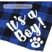 STMK It's A Boy It's A Girl Plaid Dog Bandana Pregnancy Announcement Plaid Dog Bandana Baby Announcement Plaid Dog Bandana Gender Reveal Photo Prop for Dog Puppy (Blue & Pink) - Buy Online on GoSupps.com