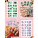 Kalolary Christmas Nail Polish Stickers Kit with Nail File - 8 Sheets Self-Adhesive Wraps for DIY Nail Art - Perfect Manicure Gift for Women and Girls - Buy Online on GoSupps.com