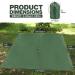 REDCAMP Hammock Rain Fly Camping Tarp Waterproof  10x10ft Lightweight Backpacking Rain Tarp Shelter for Hiking Outdoor  Green Green 10*10ft - Buy Online on GoSupps.com