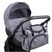 BabyLux care bag DIAPER BAG stroller bag diaper bag for stroller 55. Dark grey