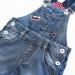 KIDSCOOL SPACE Little Girl Big Ripped Denim Shortalls 18-24 Months Blue-1922 - Buy Online on GoSupps.com