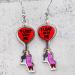 Shop Feylie Cute Frog Acrylic Earrings | Mushroom Drop & Dangle Earrings for Girls | International Shipping - Buy Online on GoSupps.com