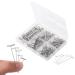 Mr. Pen- T Pins 220 Pack Assorted Sizes T-Pins T Pins for Blocking Knitting Wig Pins T Pins for Wigs Wig Pins for Foam Head T Pins for Sewing Wig T Pins Blocking Pins T Pins for Office Wall
