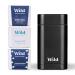 Wild - Mens Natural Refillable Deodorant Starter Kit - Black Case with Fresh Cotton & Sea Salt Ocean Mist & Thunderstorm Scents - Long Lasting Protection - Aluminium Free - Vegan & Eco-Friendly