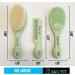 BRADYS HOUSE 3 Piece Baby Hair Brush & Comb Set - Soft Goat Bristle Hair-Brush, Silicone Bath Brush, Plastic Comb for Newborns, Infants, Toddlers & Kids - Buy Online on GoSupps.com